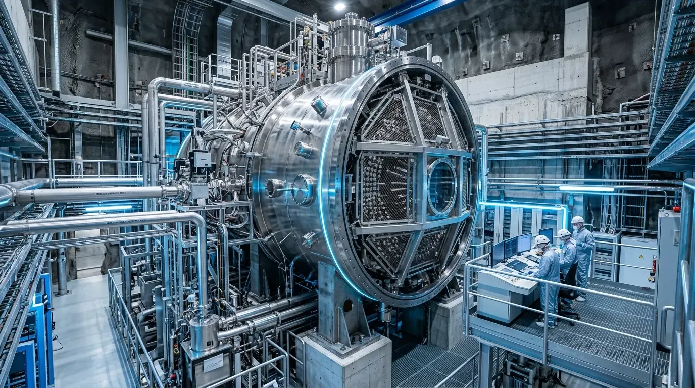A massive, high-tech dark matter detector in an underground laboratory.