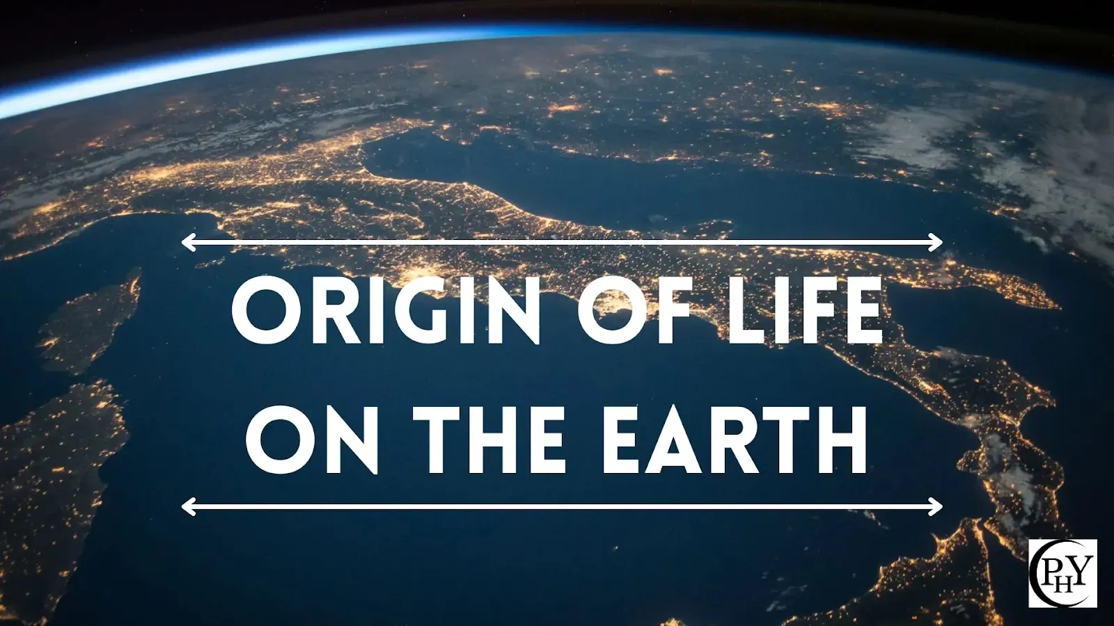 A cinematic depiction of early Earth and the origin of life