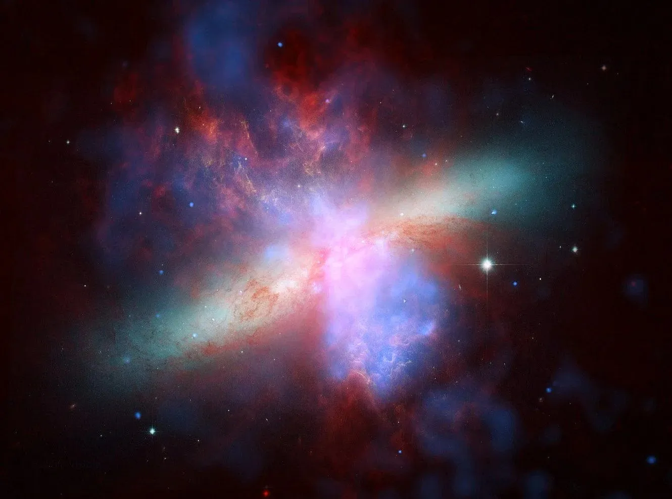 Irregular shape galaxy