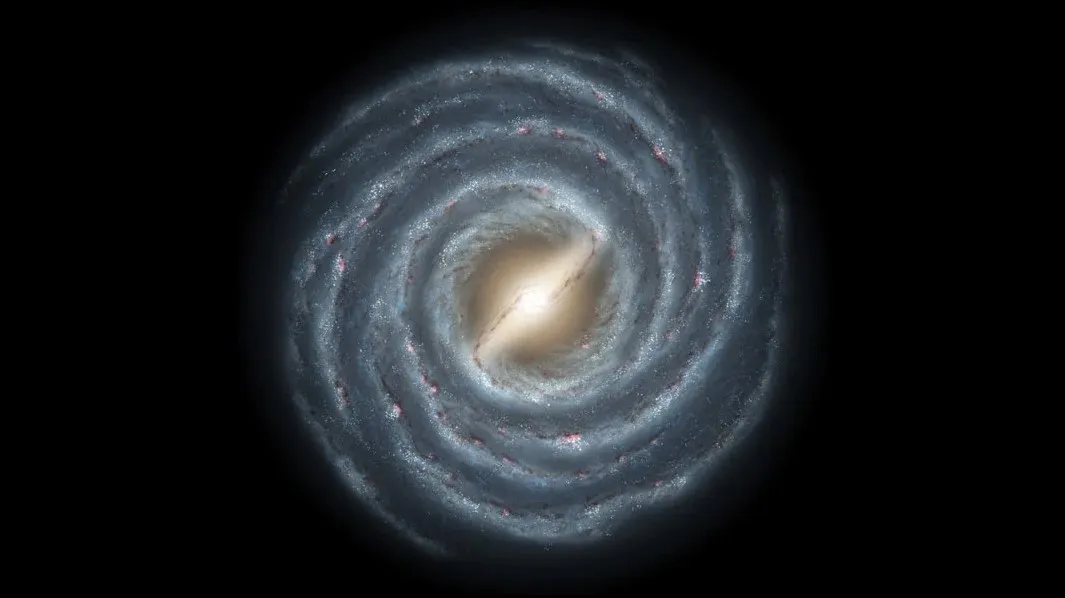 Spiral shape galaxy